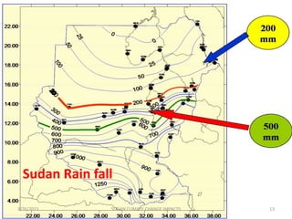 Sudan Rain fall
3/26/2015 13SUDAN CLIMATE CHANGE IMPACTS
 