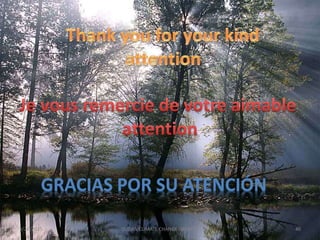 40
GRACIAS POR SU ATENCIÓN
3/26/2015 40SUDAN CLIMATE CHANGE IMPACTS
 