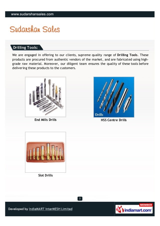 Sudarshan Sales, Pune, Cutting Tools