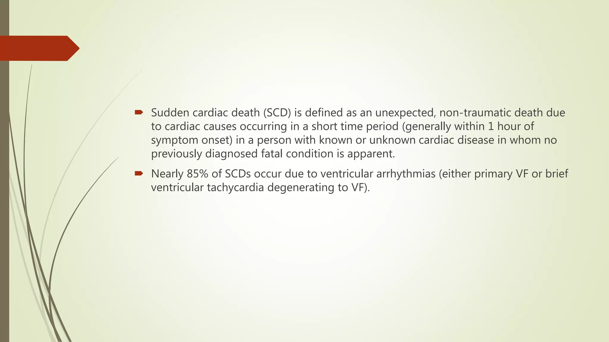 Sudden Cardiac Death | PPT