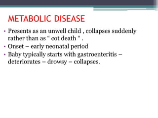 Sudden unexpected death in infancy | PPTX