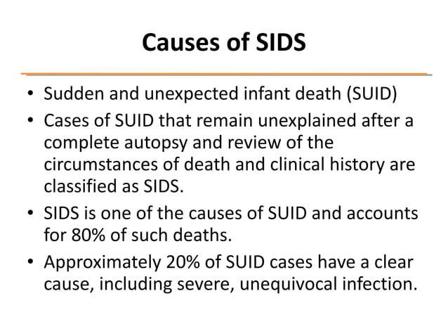 Sudden Infant Death Syndrome | PPT