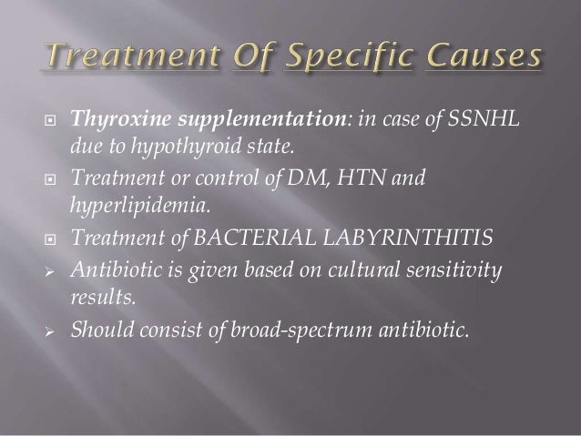 labyrinthitis prednisone treatment