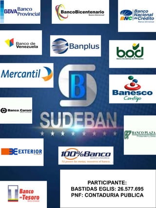 PARTICIPANTE:
BASTIDAS EGLIS: 26.577.695
PNF: CONTADURIA PUBLICA
 