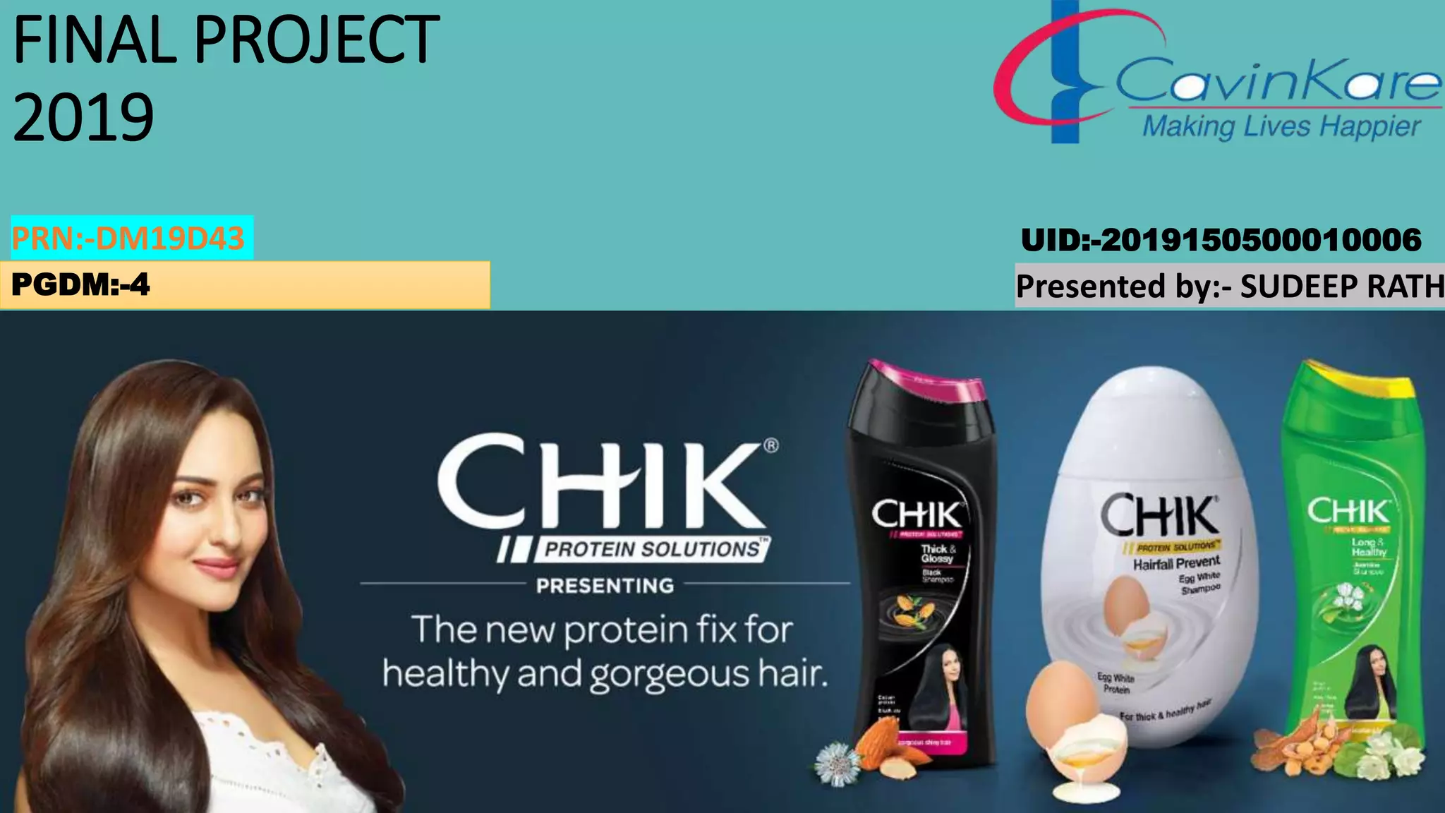 chik shampoo final project | PPTX