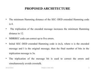 multistage bandpass decode error correction hamming codes | PPTX