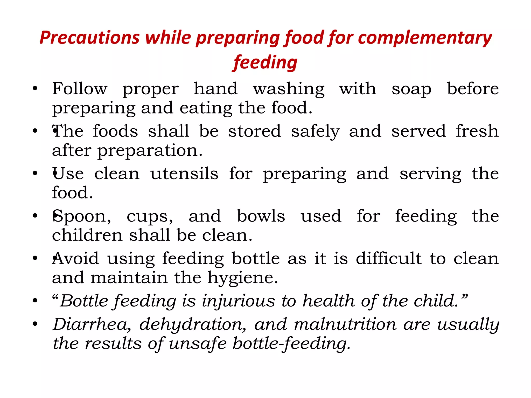 complementary feeding | PPTX