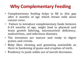 complementary feeding | PPT
