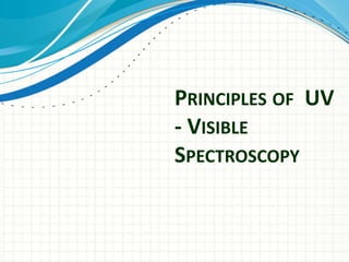 UV-Visible Spectroscopy Slide 40
