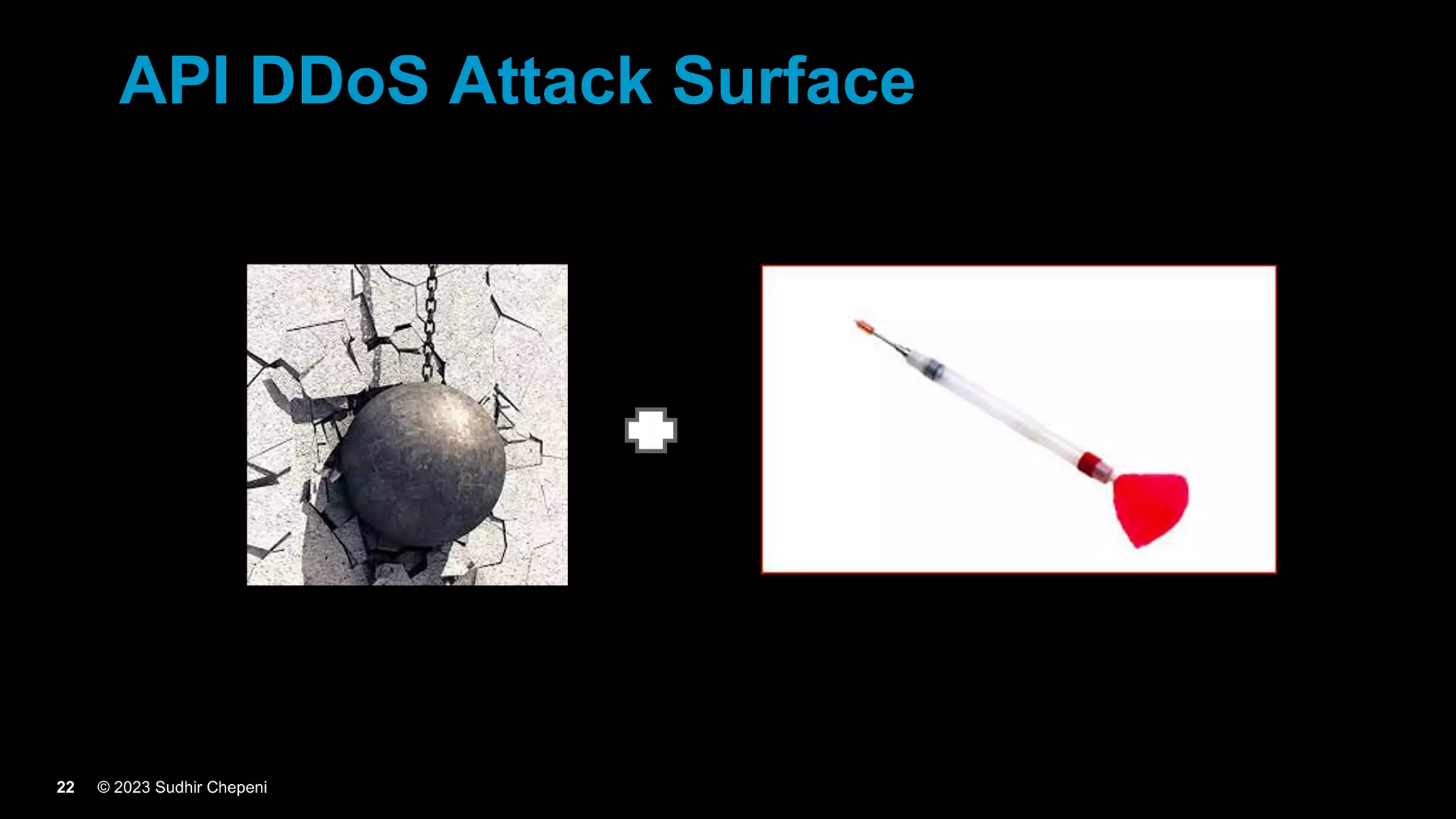 © 2023 Sudhir Chepeni
22
API DDoS Attack Surface
 