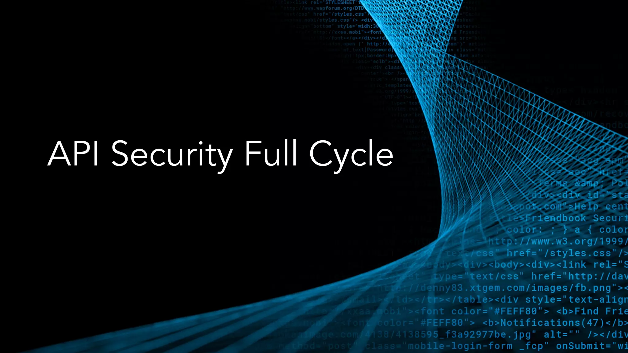 © 2023 Sudhir Chepeni
36
API Security Full Cycle
 