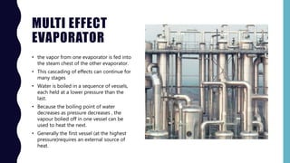 Multiple effect evaporator | PPTX
