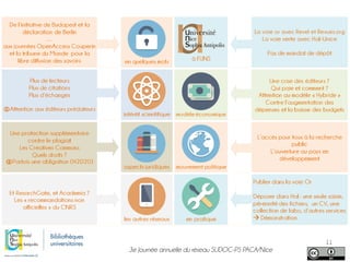3e Journée annuelle du réseau SUDOC-PS PACA/Nice
11
 