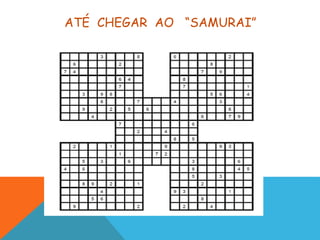 ATÉ CHEGAR AO “SAMURAI”
 