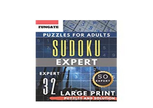 Free Download Ebook Library Sudoku Expert Puzzles For Adults Large Pr
