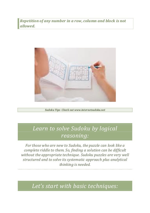 Sudoku Tips Best Tricks To Help You Solving A Sudoku