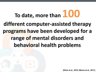 Module 2 
Technology & Treatment 
 