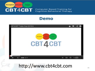 improved retention 
(48% of TES clients stayed in 
Treatment for 12 months 
compared to 40% of TAU) 
66 
 