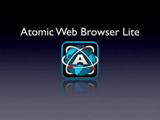 Atomic Web Browser Lite
 