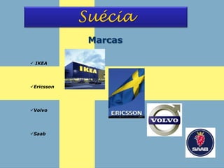 Suécia
Marcas
 IKEA
Ericsson
Volvo
Saab
 