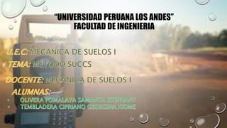 “UNIVERSIDAD PERUANA LOS ANDES”
FACULTAD DE INGENIERIA
 