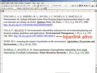 hiperlink ativo 