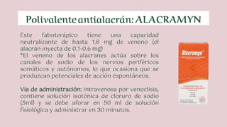 Sueros y faboterapicos, farmacologia... | PPTX