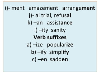 Suffix,prefix | PPT