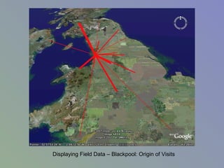 Displaying Field Data – Blackpool: Origin of Visits
 