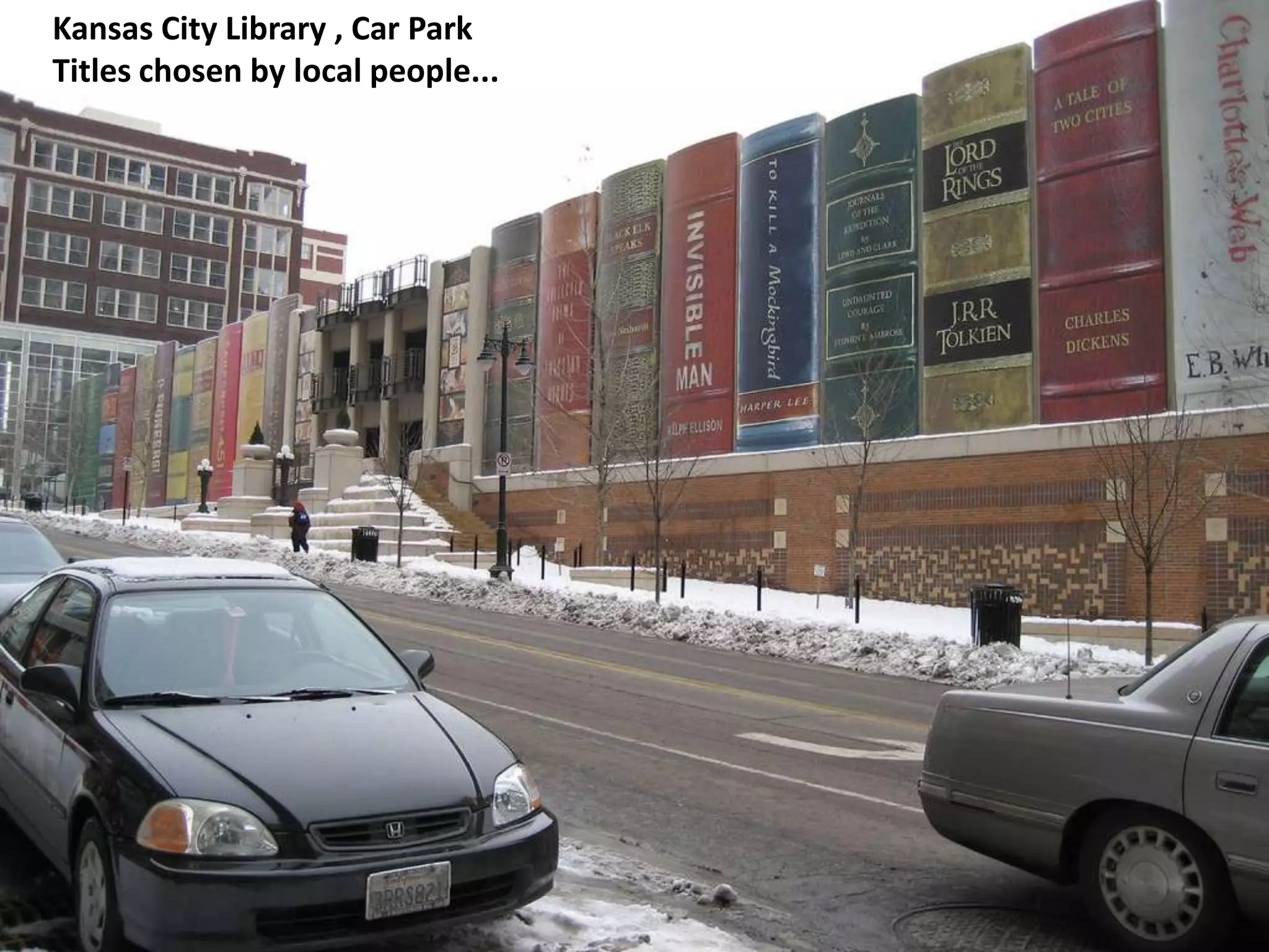 Kansas City Library , Car ParkTitles chosen by local people...