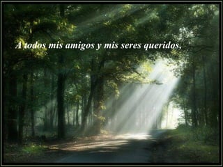 A todos mis amigos y mis seres queridos, 