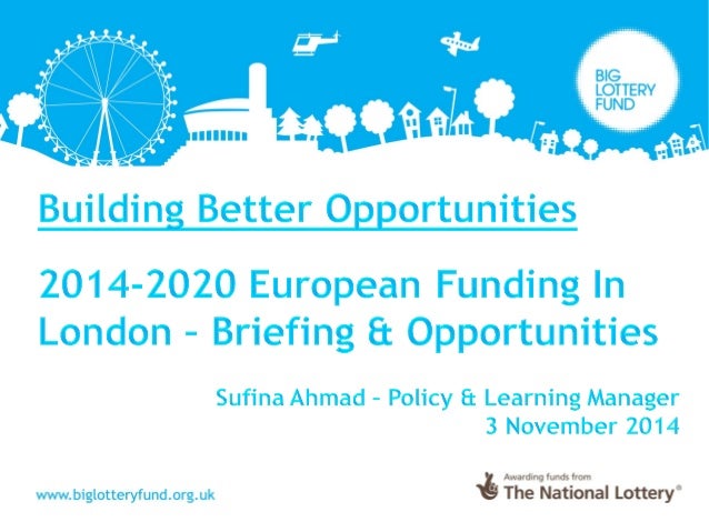 Building Better Opportunities London Building Better Opportunities London