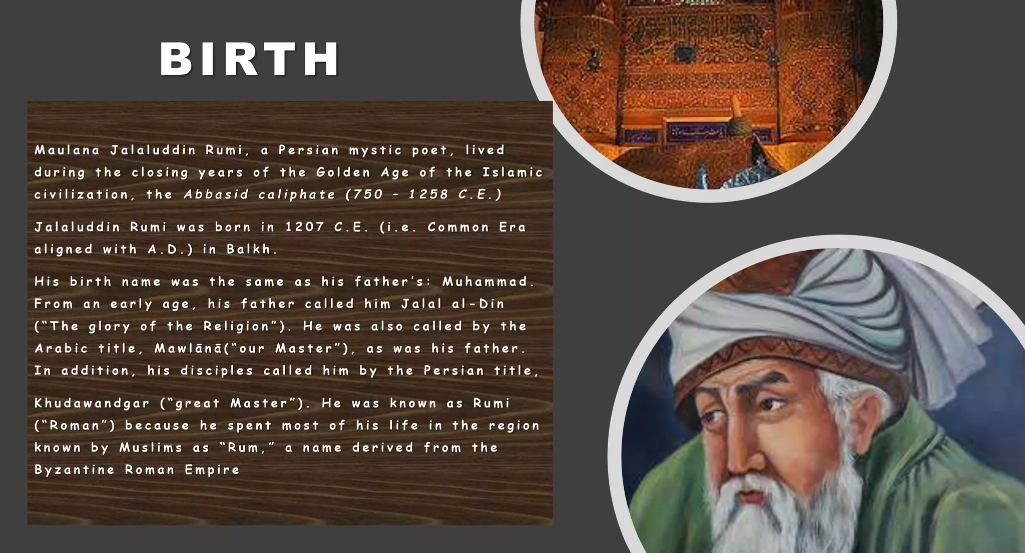 Indian Rumi Maulana Rumi life as a sufi | PPTX