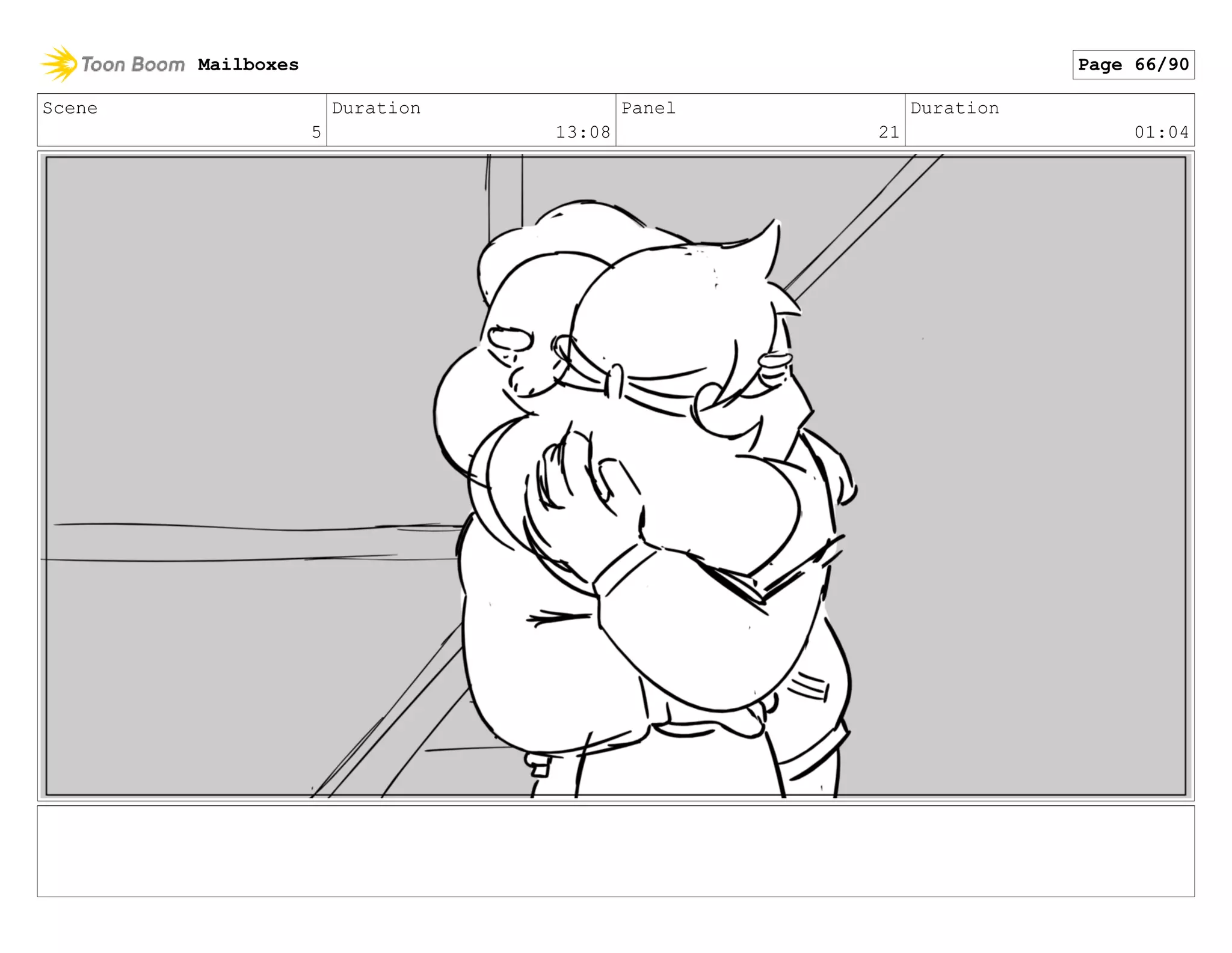 Scene
5
Duration
13:08
Panel
21
Duration
01:04
Mailboxes Page 66/90
 