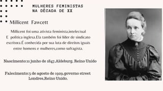 Sufrágio feminino (feminismo, voto feminino)