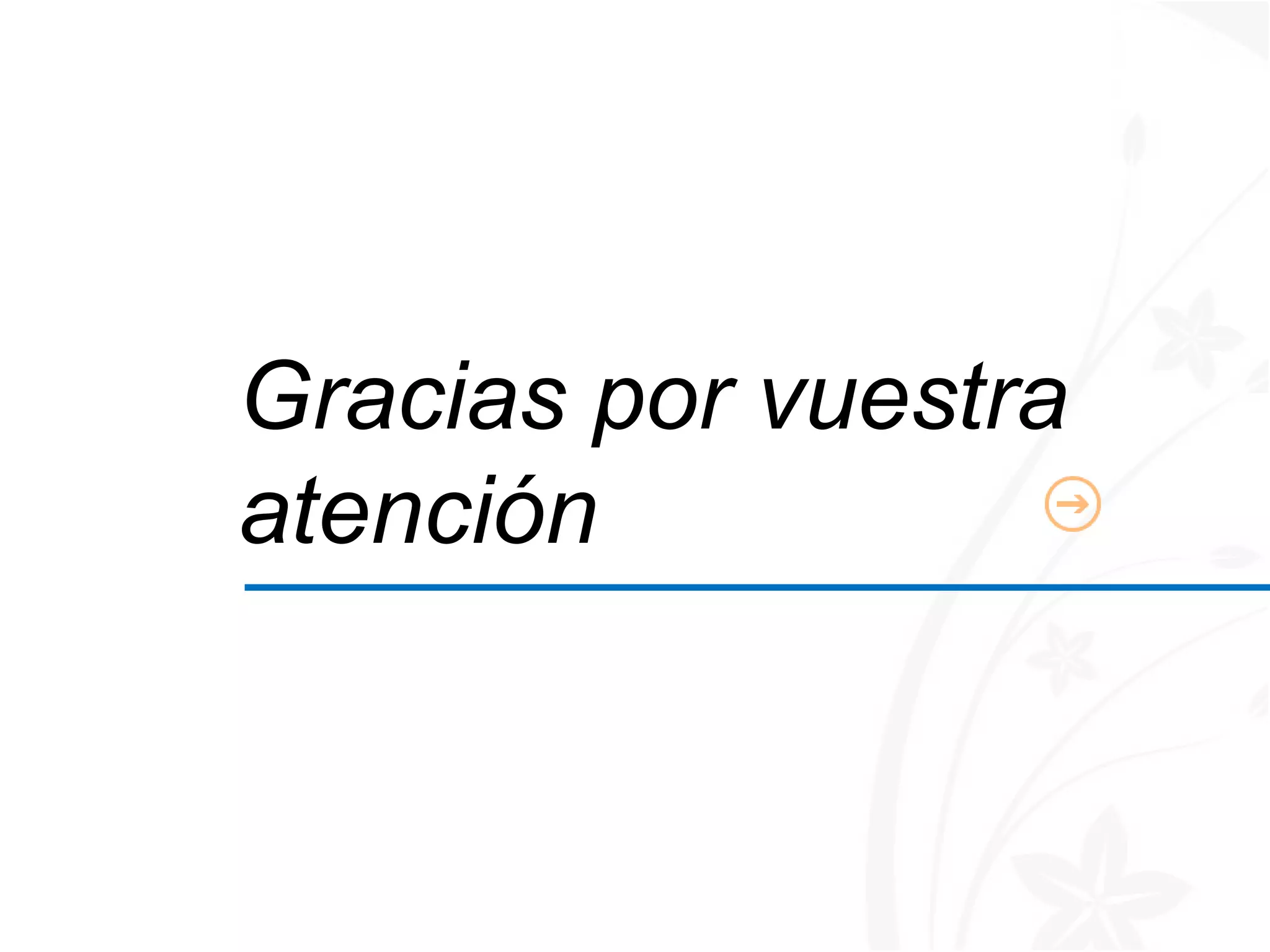 Gracias por vuestra
atención
 