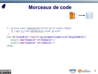Morceaux de code




                   32
 