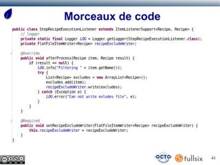 Morceaux de code




                   41
 