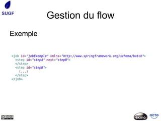 SUGF
            Gestion du flow
  Exemple
 