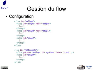 SUGF
             Gestion du flow
  • Configuration
 