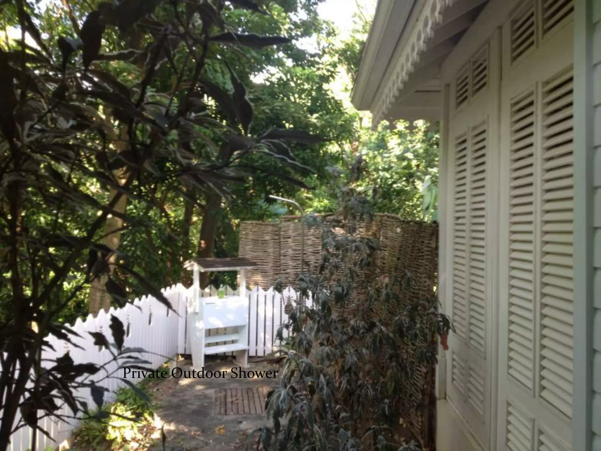 Private Outdoor Shower
 