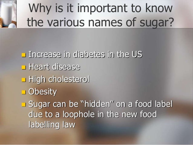 Sugar by any other name is still sugar