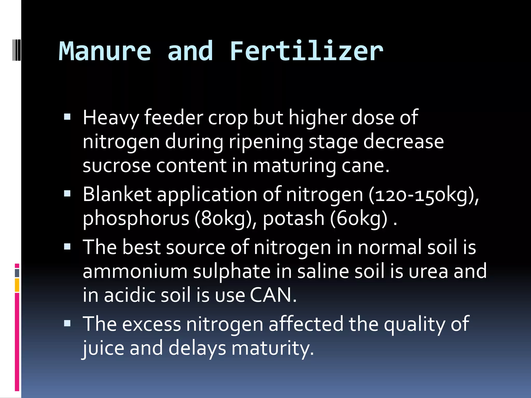Sugarcane ( Scientific cultivation of sugarcane crop) | PPTX