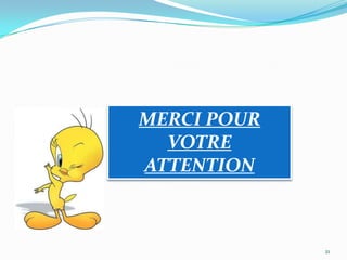 MERCI POUR
VOTRE
ATTENTION

21

 