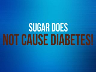 Sugar does not cause diabetes