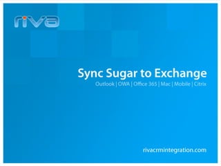 SugarCRM for Mac Users