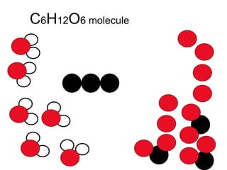 C 6 H 12 O 6 molecule 