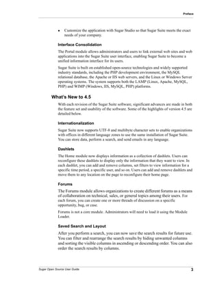 Sugar Interface Sugar Open Source User Guide 4 5 | PDF