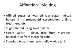 Sugar refining | PDF