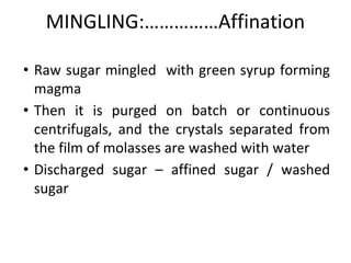 Sugar refining | PDF